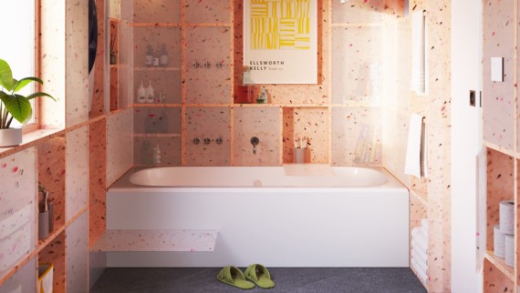 nimtim Architects'ten her kuşağa göre bir banyo (UK) (© nimtim Architects)