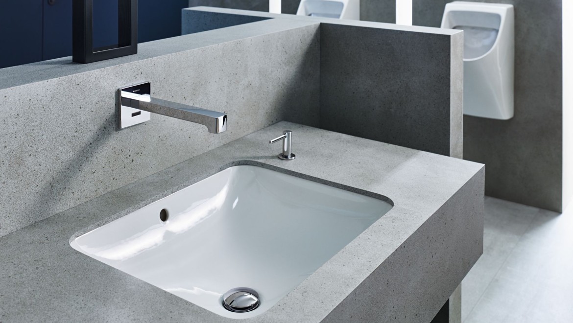 Geberit VariForm tezgah altı lavabo, dikdörtgen