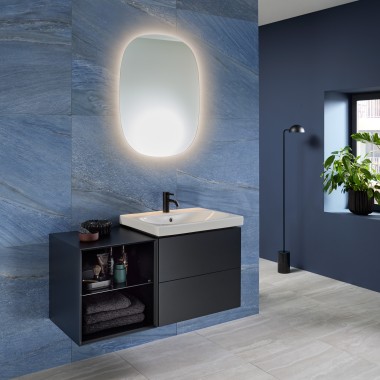 Geberit Acanto lavabo ile Geberit ONE lavabo dolabı