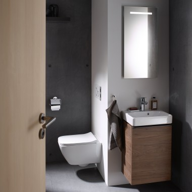 Geberit Smyle banyo ürünleriyle küçük banyo