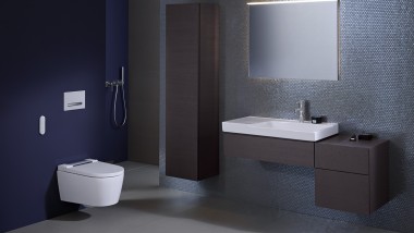 Geberit AquaClean Sela'lı Geberit Smyle banyo serisi