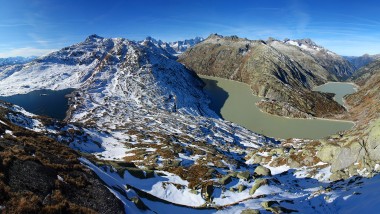 Grimsel bölgesinin tepe noktası (© Kraftwerke Oberhasli AG)