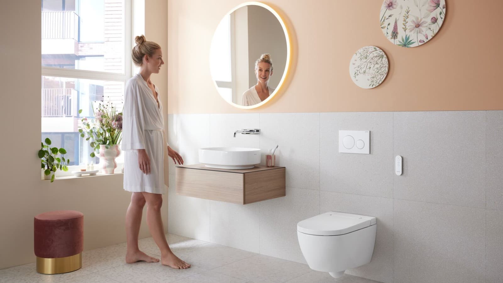 Geberit AquaClean Alba akıllı klozet Geberit AquaClean Alba akıllı klozet
