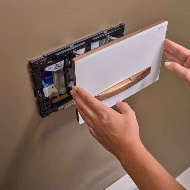 Geberit Sigma50, square, kolay açılan aparat Geberit Sigma50, square, kolay açılan aparat