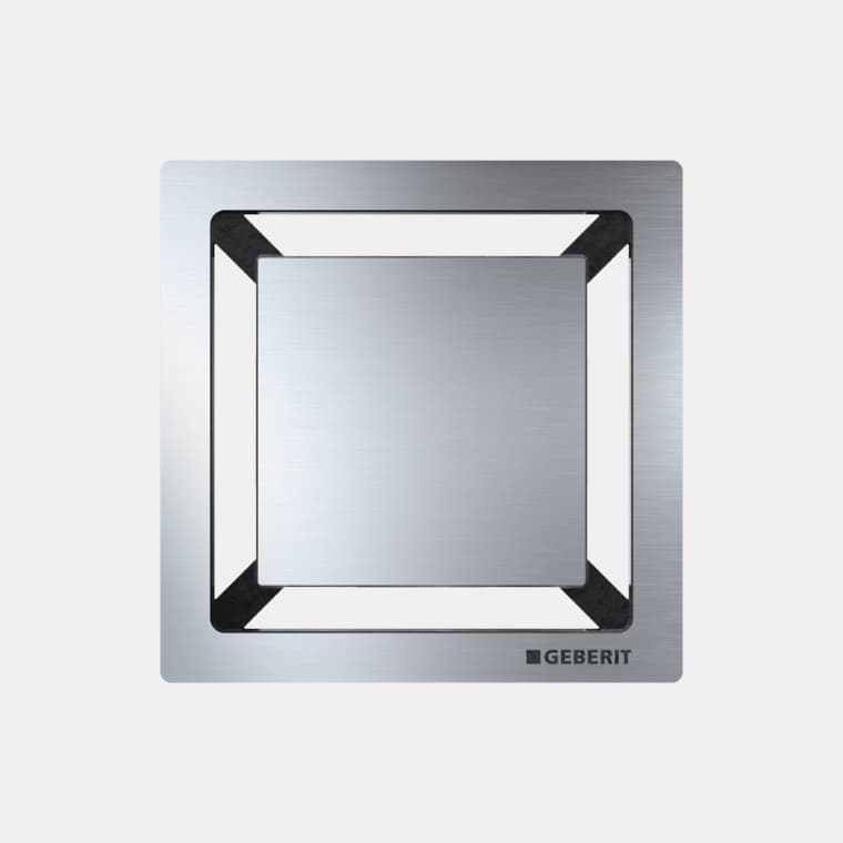 Geberit yer süzgeci, kare tasarım kapak Geberit yer süzgeci, kare tasarım kapak