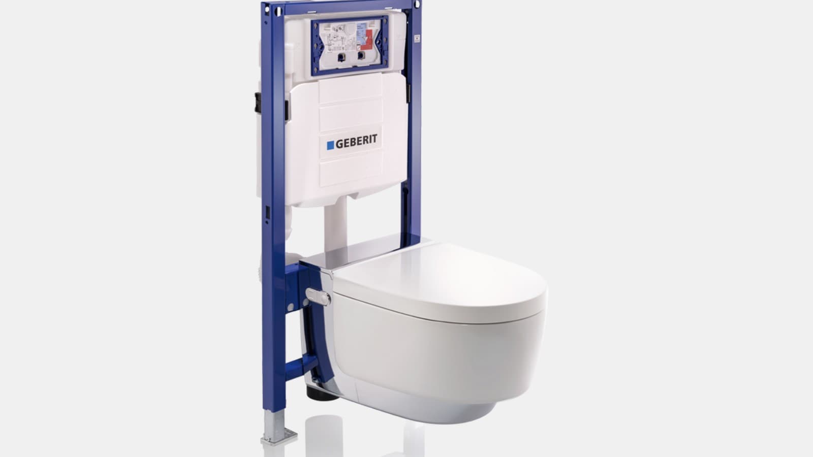 Geberit AquaClean Mera ile duvara monte klozet için Geberit Duofix elemanı Geberit AquaClean Mera ile duvara monte klozet için Geberit Duofix elemanı