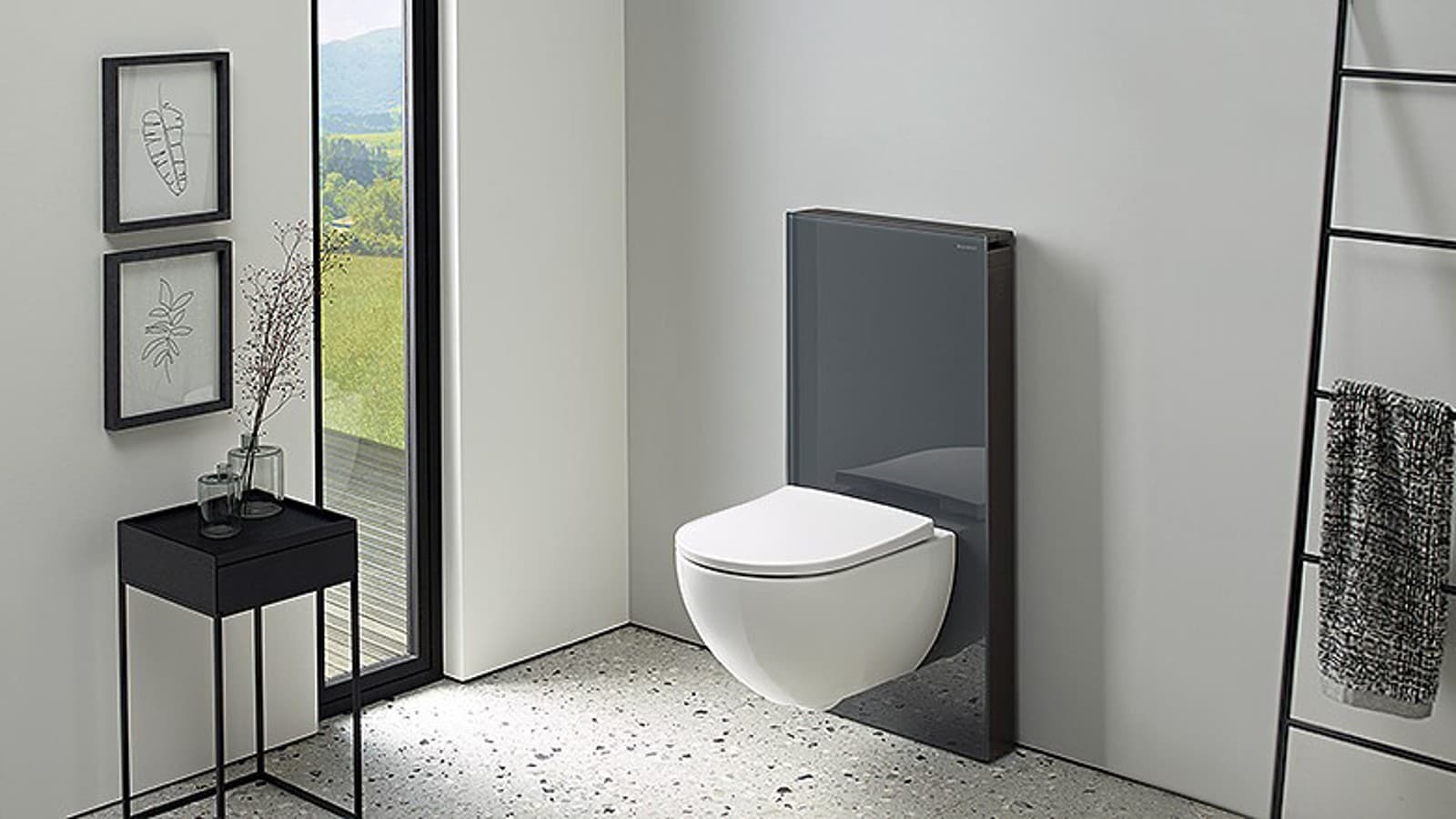 Geberit Monolith rezervuar modülü, antrasit Geberit Monolith rezervuar modülü, antrasit
