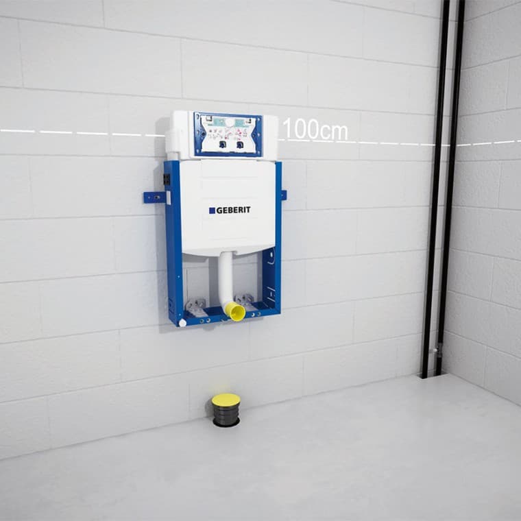 Geberit Kombifix elemanını sabitleme Geberit Kombifix elemanını sabitleme