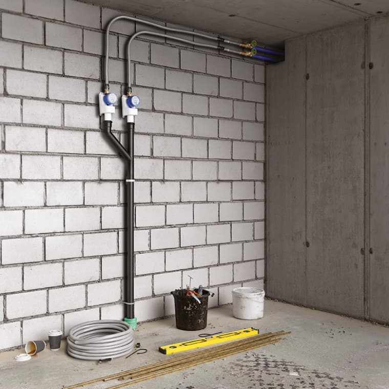 Halen kısmen yapım aşamasında olan, içme suyu sistemli daha büyük bina kompleksi Halen kısmen yapım aşamasında olan, içme suyu sistemli daha büyük bina kompleksi