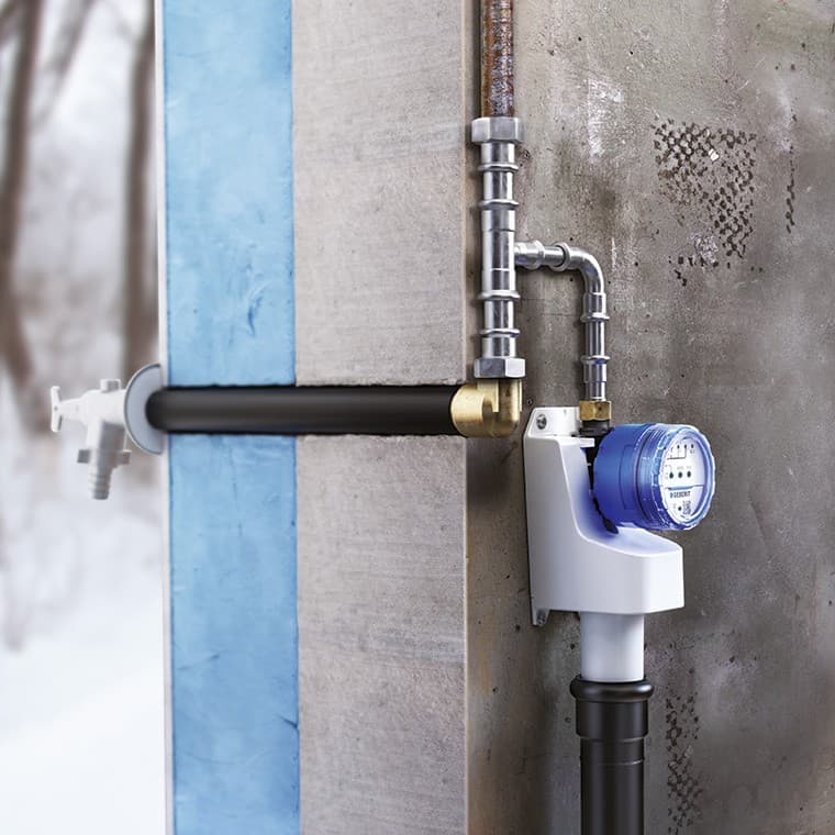 Geberit Rapid hijyenik yıkama sistemi uygulama örneği: Tesisatın dönemsel kullanımı nedeniyle geçici ölü hatlar Geberit Rapid hijyenik yıkama sistemi uygulama örneği: Tesisatın dönemsel kullanımı nedeniyle geçici ölü hatlar