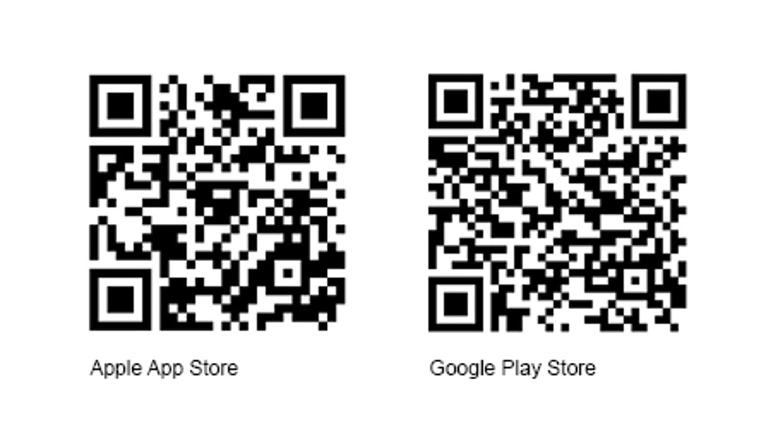 Apple ve Android için Geberit Pro QR kodları Apple ve Android için Geberit Pro QR kodları