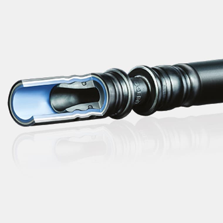 Geberit Mepla fitting ve boru bağlantısı Geberit Mepla fitting ve boru bağlantısı